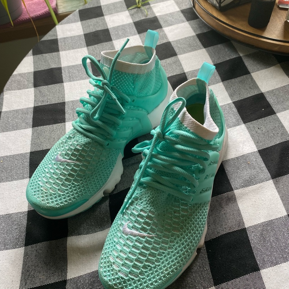 Teal Nike Athletic Shoes